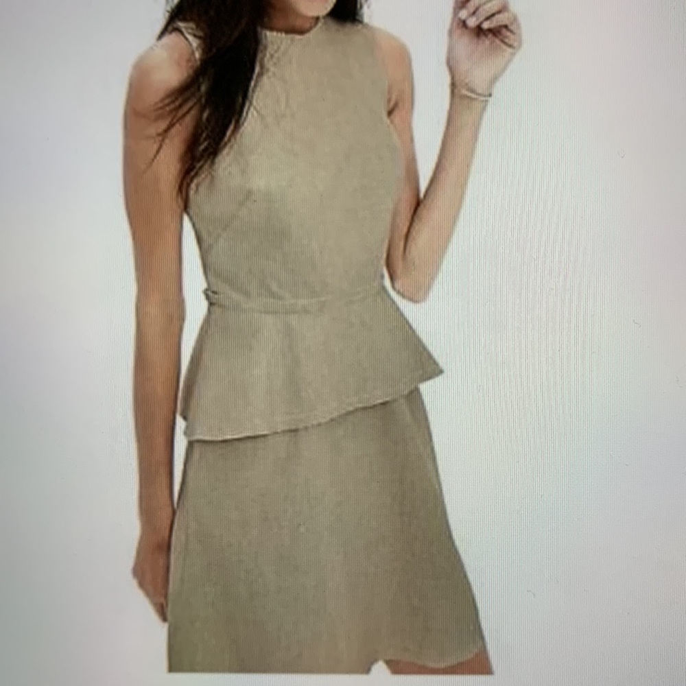 Banana republic cotton & linen dress